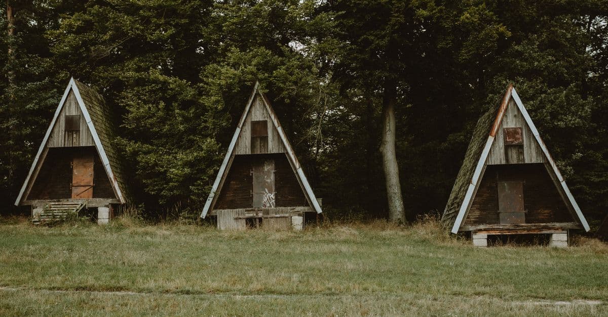 A rental cabin in the woods